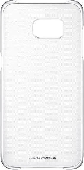 Samsung Clear Cover für Galaxy S7 Edge silber