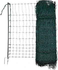 Kerbl Geflügelnetz nicht elektrifizierbar, Doppelspitze, 50m, grün