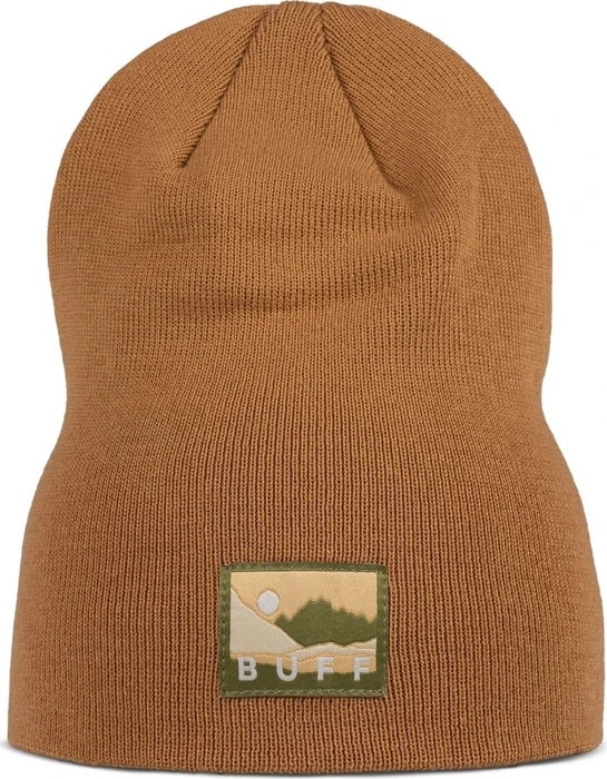 Buff Solid Merino Lightweight Mütze garnet
