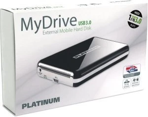 BestMedia Platinum MyDrive schwarz 1.5TB, USB 3.0 Mini-B
