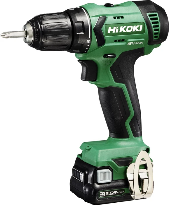 Hikoki DS12DAWFZ Akku-Bohrschrauber inkl. Koffer + Akku 2.5Ah