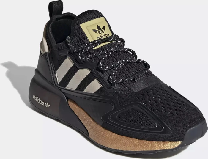 adidas ZX 2K Boost core black/linen/gold metallic (Damen)
