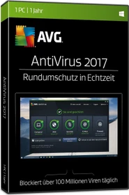 AVG Anti-Virus 2017, 1 User, 1 Jahr, ESD (deutsch) (PC)