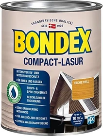 Bondex Compact-Lasur außen eiche hell, 750ml