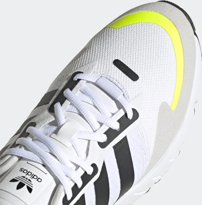 adidas ZX 1K Boost cloud white/core black/solar yellow (Herren)