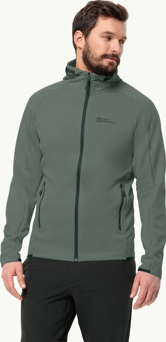 Jack Wolfskin Alpgrat Hooded FZ Jacke hedge green (Herren)