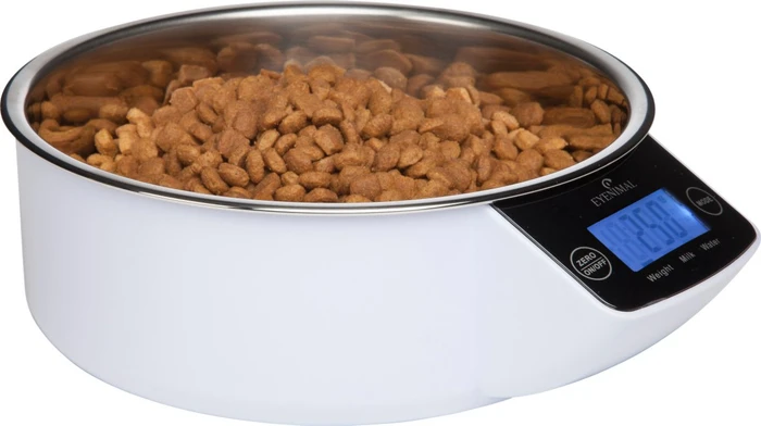 Kerbl Intelligent Pet Bowl mit integrierter Waage, 1l, weiß