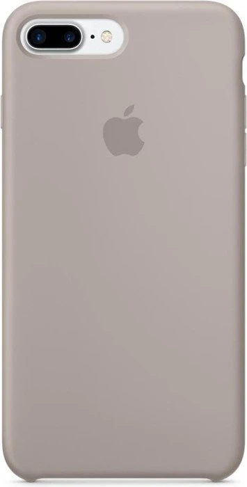Apple Silikon Case für iPhone 7 Plus kieselgrau