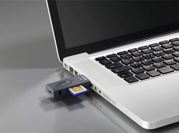 Hama OTG Dual-Slot-Cardreader, USB-C 3.0/USB-A 3.0 [Stecker]