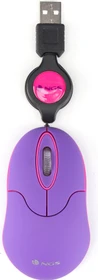 NGS Sin Laptop Mouse with Retractable Cable violett, USB