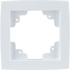uniTEC IMOLA Serie 305 Abdeckrahmen 1-fach, ultraweiß