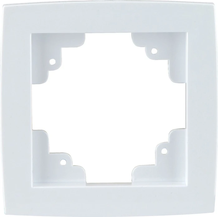 uniTEC IMOLA Serie 305 Abdeckrahmen 1-fach, ultraweiß