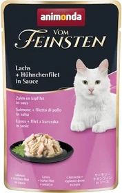 animonda Vom Feinsten Adult Lachs und Hühnerfilet in Sauce, 900g (18x 50g)