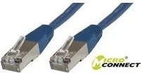 MicroConnect Patchkabel, Cat6, S/FTP, RJ-45/RJ-45, 0.15m, blau