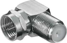 Wentronic Goobay F-Winkelstecker 90°