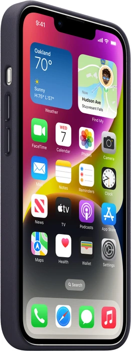 Apple Leder Case mit MagSafe für iPhone 14 Tinte