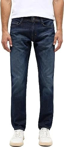 Mustang Oregon Slim mit Kontrastnähten Jeans blau (Herren)