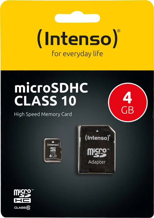 Intenso R20/W12 4GB Kit, Class 10