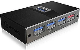 RaidSonic Icy Box IB-AC617 USB-Hub, 7x USB-A 3.0, USB 3.0 Micro-B [Buchse]