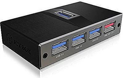 RaidSonic Icy Box IB-AC617 USB-Hub, 7x USB-A 3.0, USB 3.0 Micro-B [Buchse]
