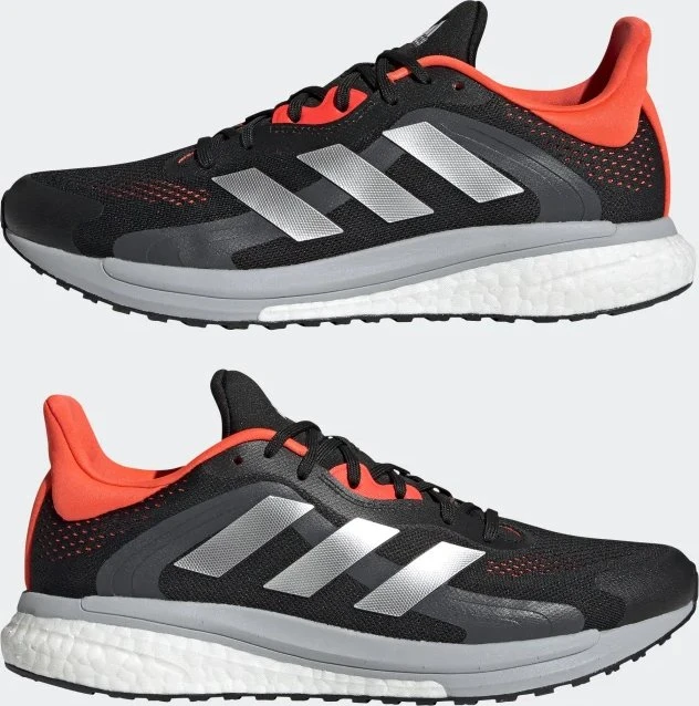 adidas Solar Glide 4 ST core black/grey two/solar red (Herren)