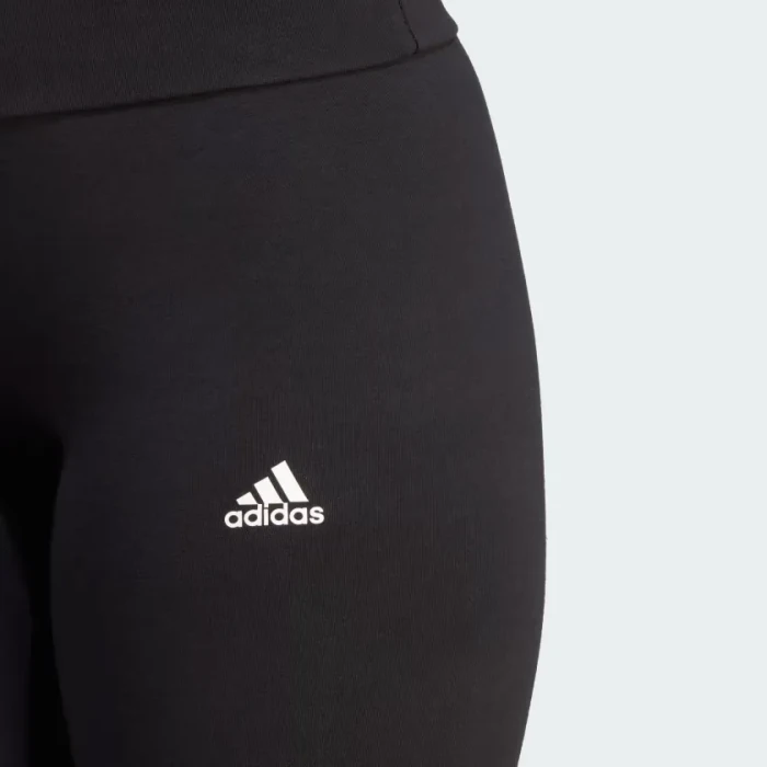 adidas Essentials High-Waisted Logo Tights Hose lang schwarz/weiß (Damen)