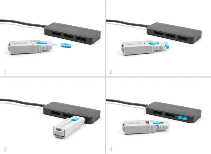 DeLOCK DisplayPort Portblocker, 10er-Pack