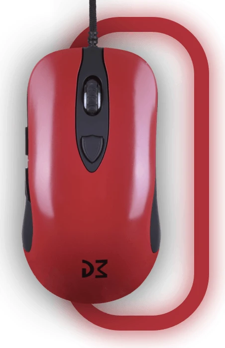 Dream Machines DM1 FPS Blood Red, rot/schwarz, USB