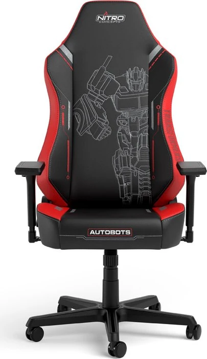 Nitro Concepts X1000 Transformers Autobots Edition Gamingstuhl, schwarz/rot
