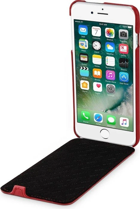 Stilgut UltraSlim Nappa für Apple iPhone 7 Plus rot