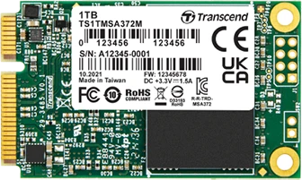 Transcend Industrial MSA372I 1TB, MO-300 / mSATA 6Gb/s