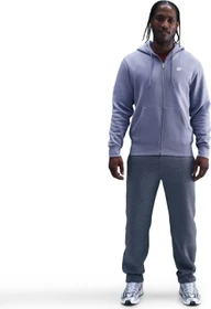 Nike Club Fleece FZ Hoodie world indigo/white (Herren)