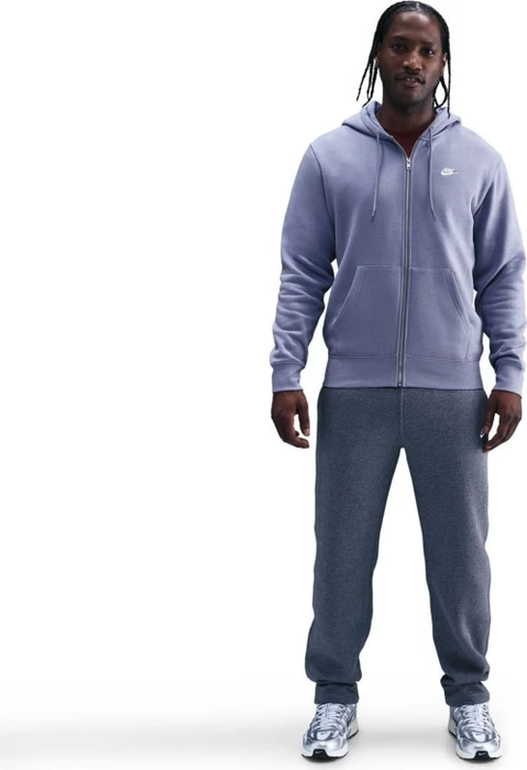Nike Club Fleece FZ Hoodie world indigo/white (Herren)