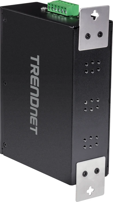 TRENDnet TI Hardened Industrial Railmount Gigabit Switch, 14x RJ-45, 2x SFP