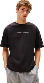 Tommy Hilfiger Original Lounge Logo T-Shirt kurzarm schwarz (Herren)