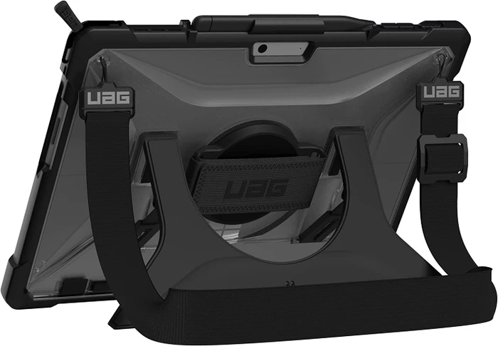 UAG Plasma Handstrap Case Microsoft Surface Pro 9 ice schwarz/transparent
