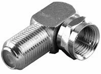 Vivanco STD FW F-Winkeladapter F-Stecker/F-Buchse