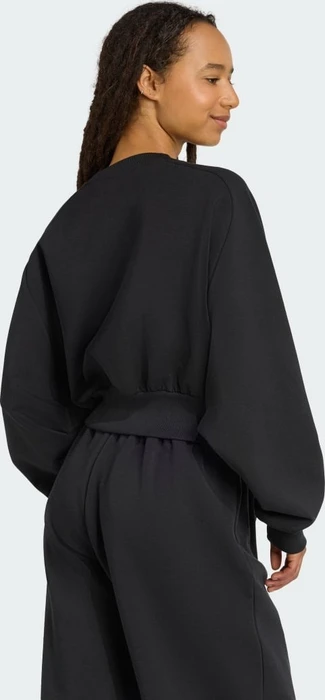 adidas Weiches Lux Loose Sweatshirt schwarz (Damen)