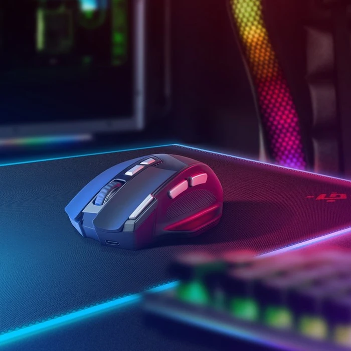 Defender Knight GM-885 Wireless Gaming Mouse schwarz, USB