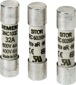 Siemens Zylindersicherungseinsatz 16A 600V 10x38mm