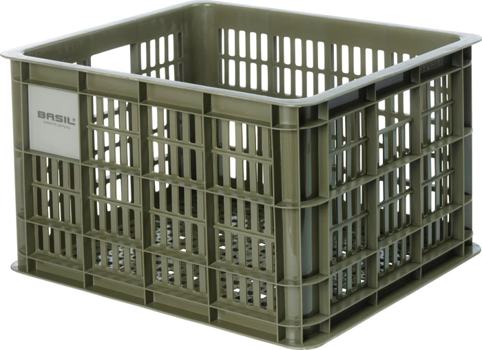 Basil Crate M Fahrradkorb moss green