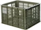 Basil Crate M Fahrradkorb moss green Vorschaubild