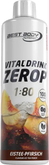 Best Body Nutrition Vital Drink Zerop Eistee Pfirsich 500ml