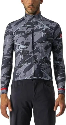Castelli Unlimited Thermal Trikot langarm grau/blau (Herren)