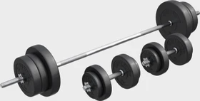 Gorilla Sports Hantelstangen Kunststoff Sternverschluss Set 70kg