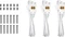 Thermaltake CT120 EX ARGB Sync Snow White, weiß, 120mm, 3er-Pack Vorschaubild