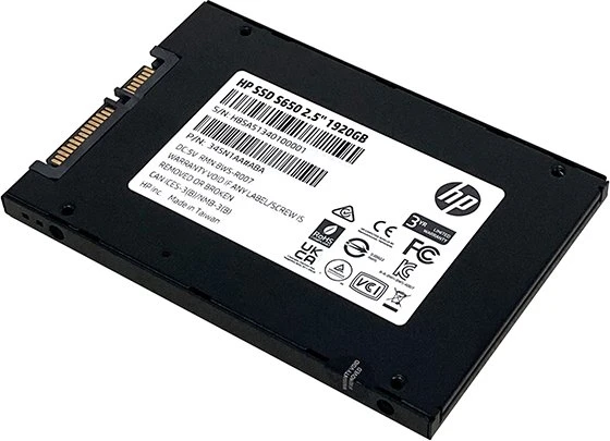 HP SSD S650 120GB, 2.5" / SATA 6Gb/s