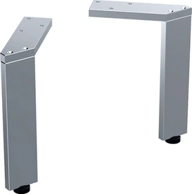 Geberit Set Füße 18cm, hochglanz verchromt, 2 Stück