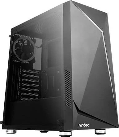 Antec NX300, schwarz, Glasfenster