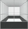 vidaXL Voliere, silber/grau, 832x212x207cm Vorschaubild